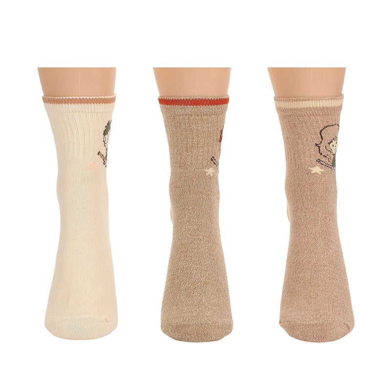 Harry Potter Golden Trio Women’s Quarter Crew Socks – 3 Pair Pack