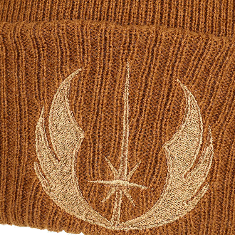 Star Wars Jedi Order Brown Cuff Pom Beanie