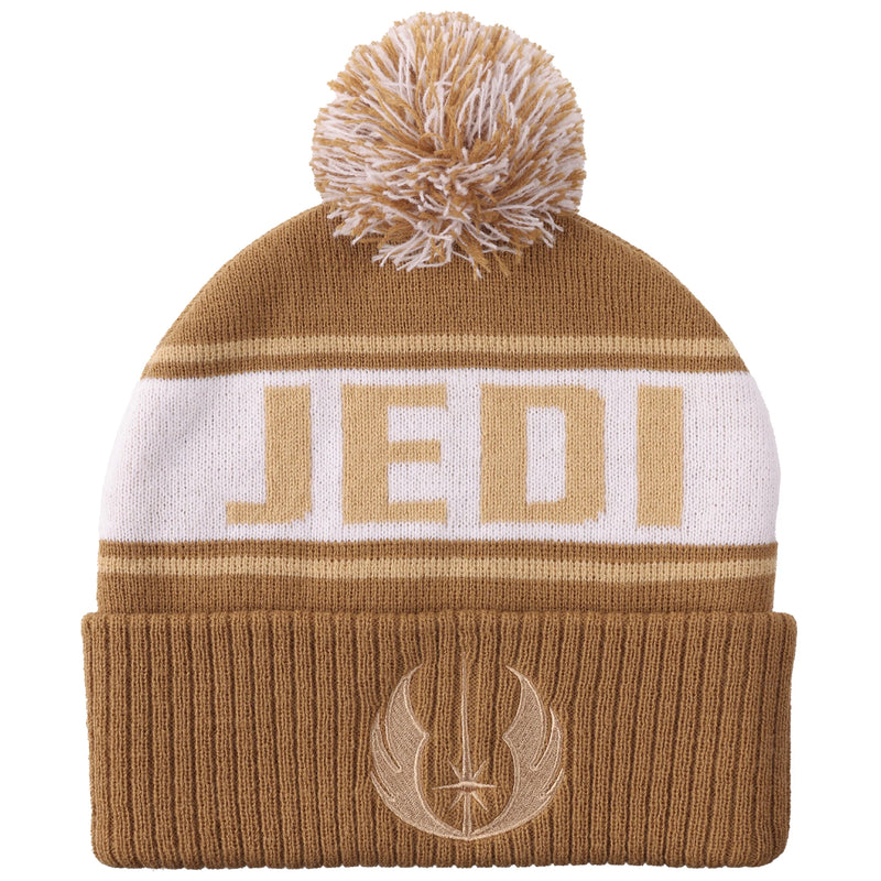 Star Wars Jedi Order Brown Cuff Pom Beanie