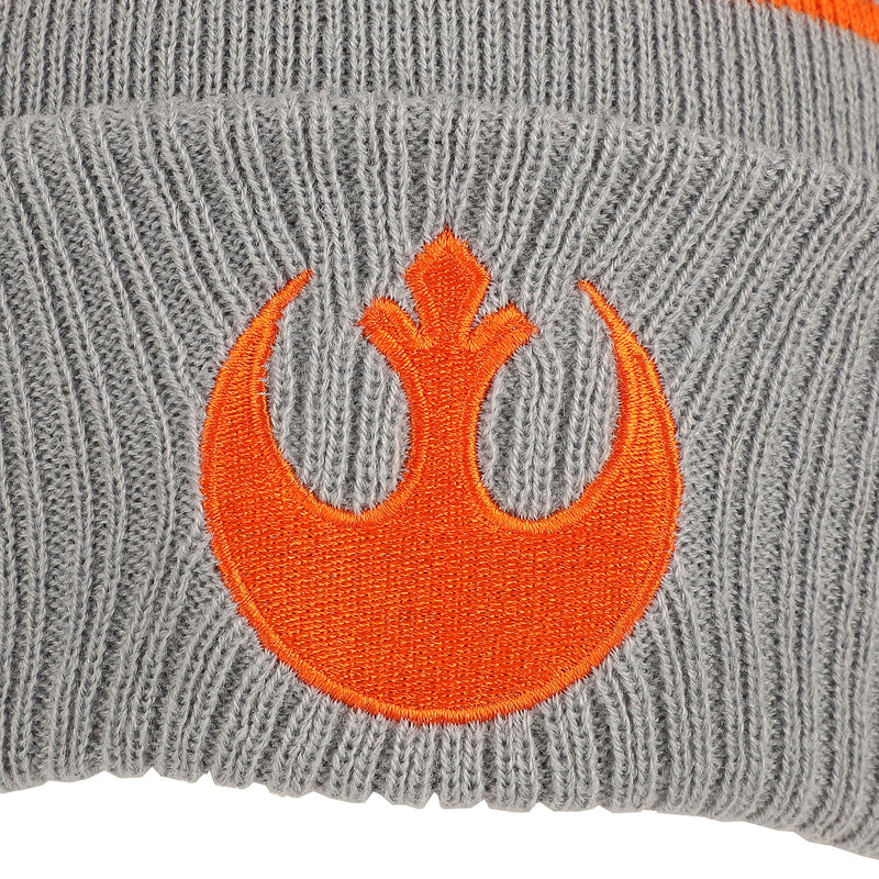 Star Wars Rebels Gray Cuff Pom Beanie