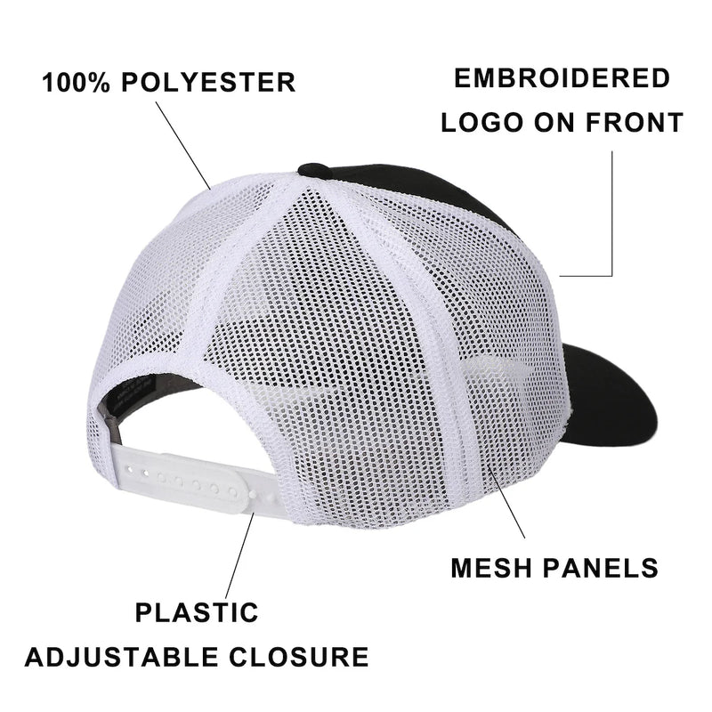 Batman Embroidered Logo Black Trucker Hat