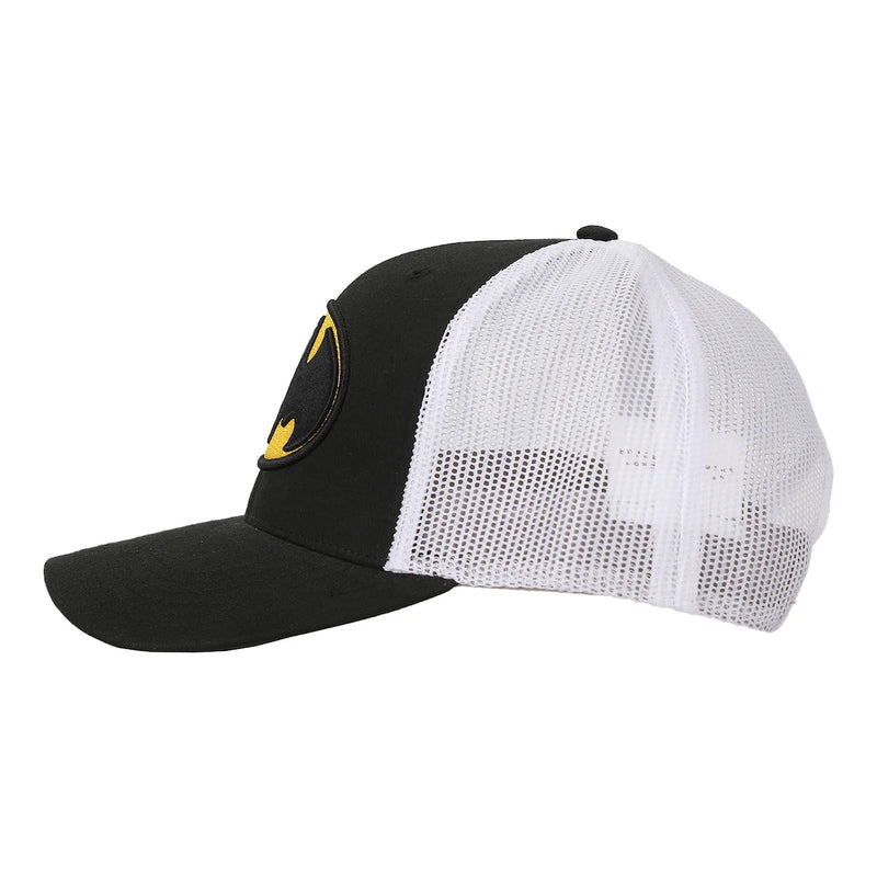 Batman Embroidered Logo Black Trucker Hat