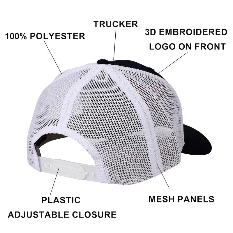 DC Comics Superman 3D Logo Navy & White Trucker Hat
