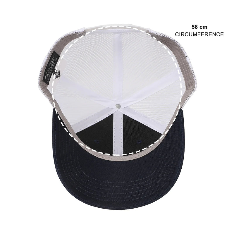 DC Comics Superman 3D Logo Navy & White Trucker Hat