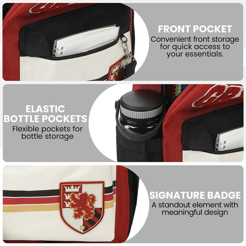 Harry Potter Gryffindor Crest 16.5-Inch Backpack