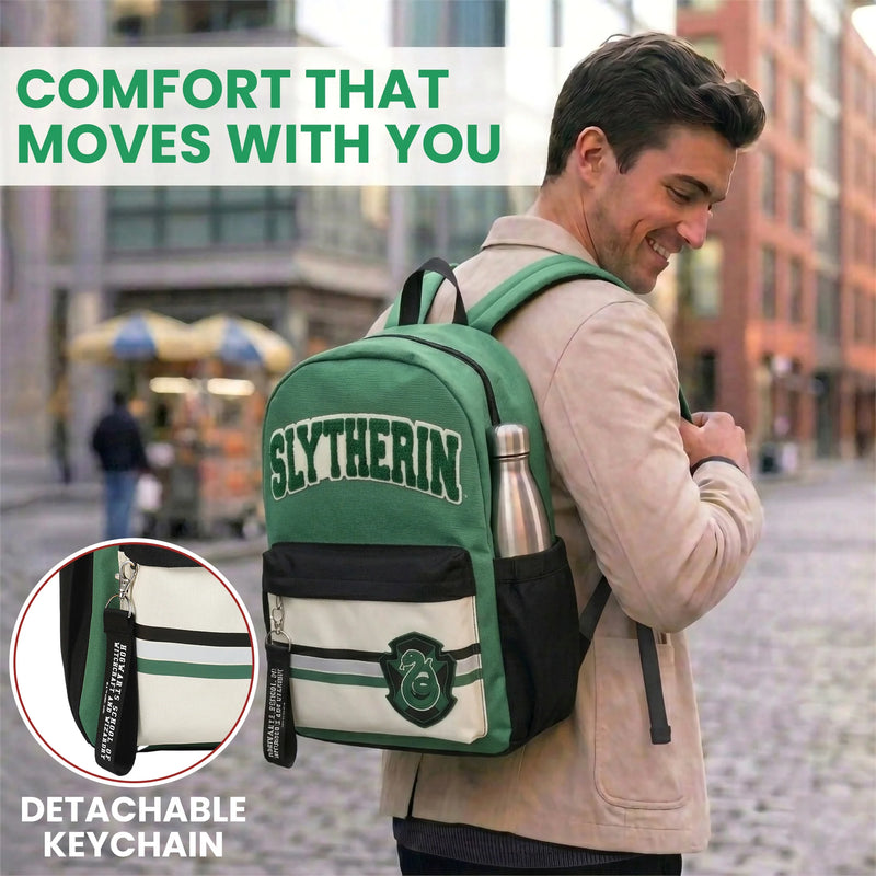 Harry Potter Slytherin Crest 16.5-Inch Backpack