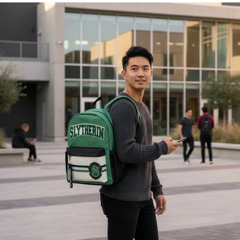 Harry Potter Slytherin Crest 16.5-Inch Backpack