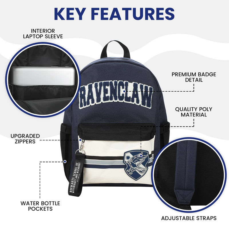 Harry Potter Ravenclaw Crest 16.5-Inch Backpack