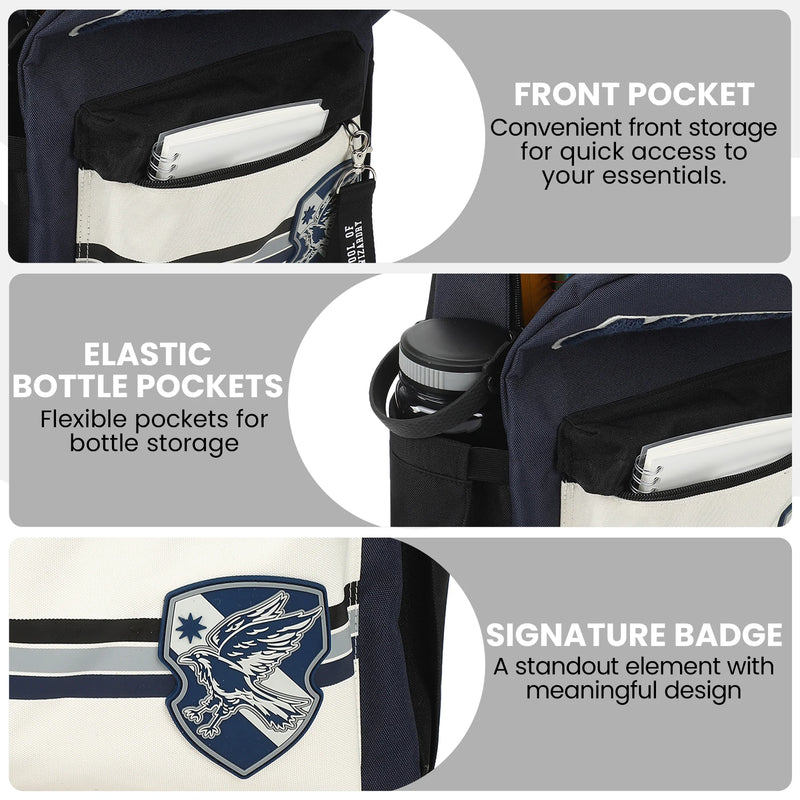 Harry Potter Ravenclaw Crest 16.5-Inch Backpack