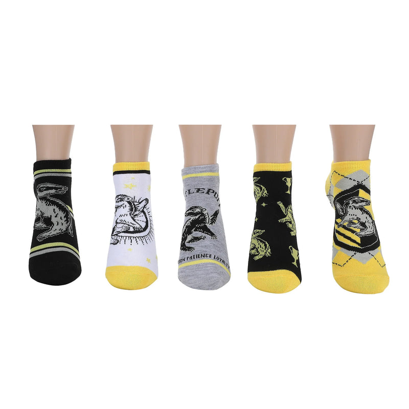 Harry Potter Hufflepuff Women’s Ankle Socks – 5 Pair Pack