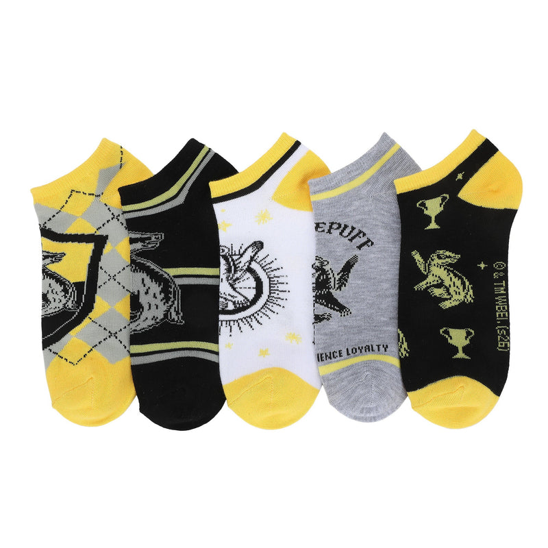 Harry Potter Hufflepuff Women’s Ankle Socks – 5 Pair Pack