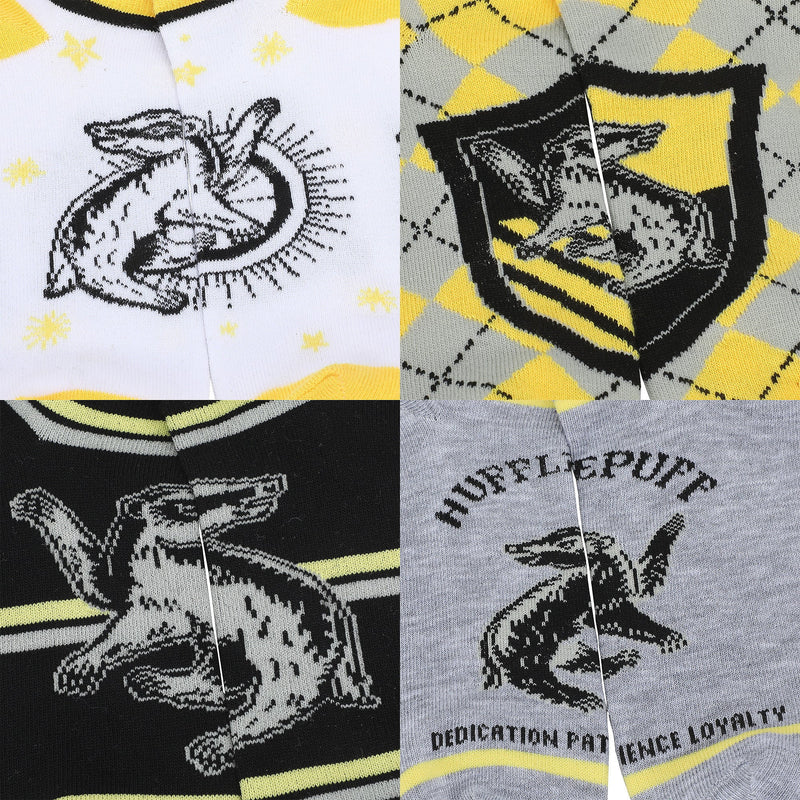 Harry Potter Hufflepuff Women’s Ankle Socks – 5 Pair Pack