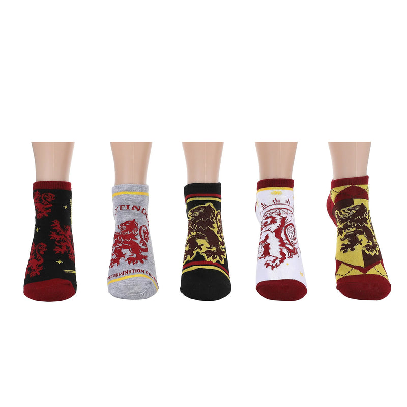 Harry Potter Gryffindor Women’s Ankle Socks – 5 Pair Pack