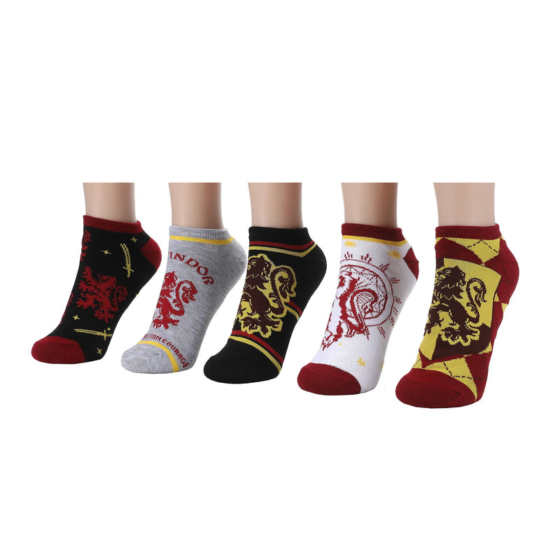 Harry Potter Gryffindor Women’s Ankle Socks – 5 Pair Pack