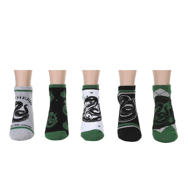Harry Potter Slytherin Women’s Ankle Socks – 5 Pair Pack