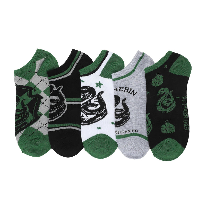 Harry Potter Slytherin Women’s Ankle Socks – 5 Pair Pack