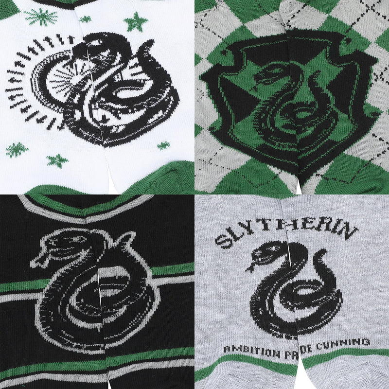 Harry Potter Slytherin Women’s Ankle Socks – 5 Pair Pack