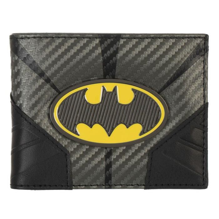 Bioworld DC Comics Batman Metal Badge Bi-fold Wallet