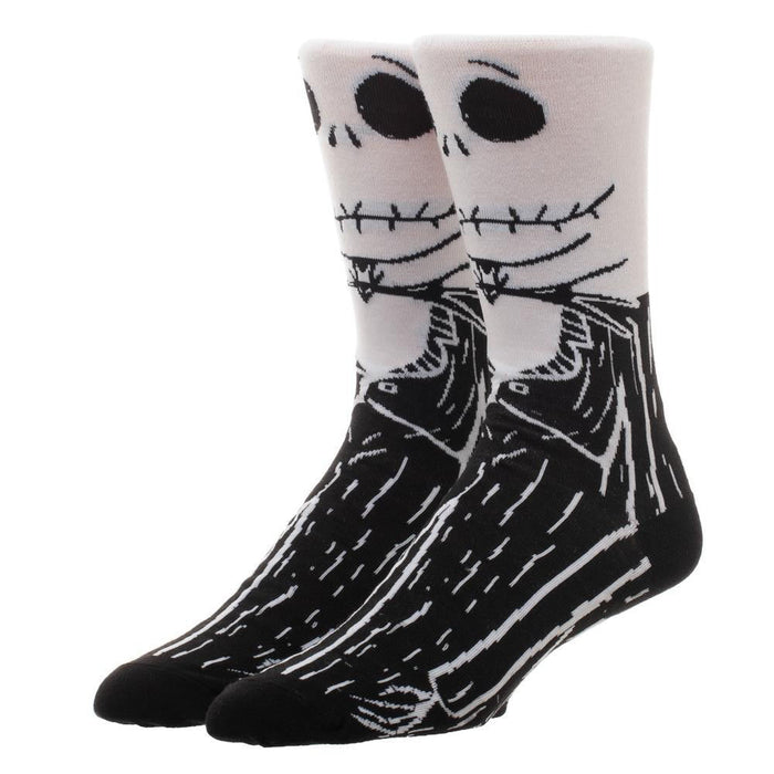 Bioworld Nightmare Before Christmas Jack Animigos 360 Character Mens Crew Socks