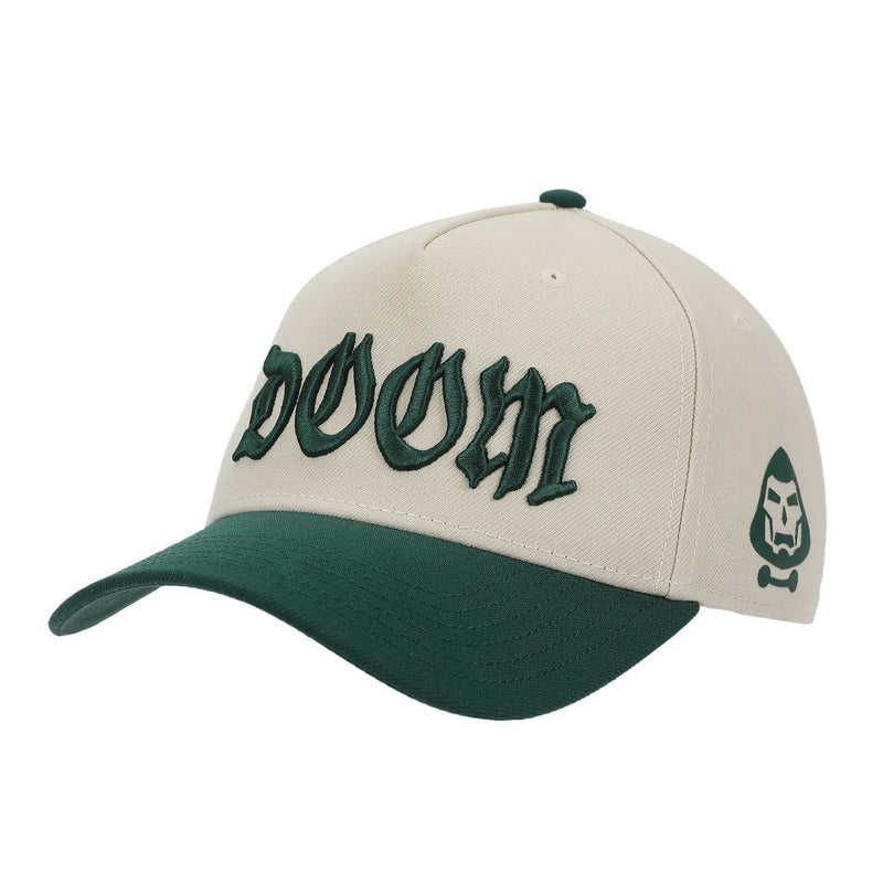 Marvel Dr. Doom Off-White & Green A-Frame Snapback Hat