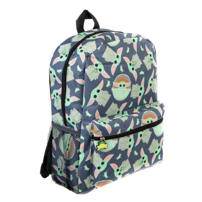 Bioworld Star Wars The Mandalorian Grogu Kids AOP Backpack