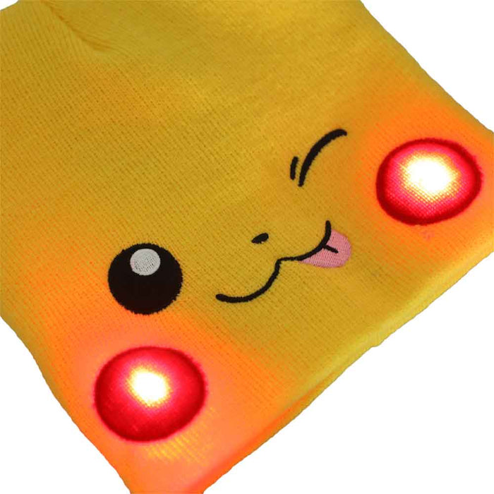 Bioworld Pokemon Pikachu LED Big Face Beanie