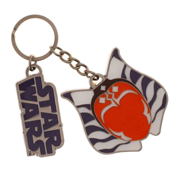 Bioworld Star Wars Ahsoka Tano Keychain With Metal Charm