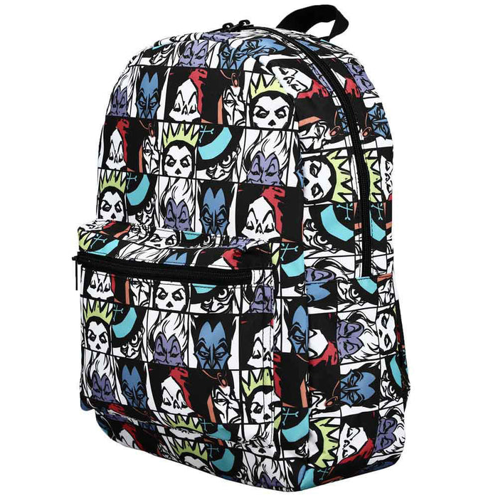 Bioworld Disney Villains Character Tile AOP Backpack