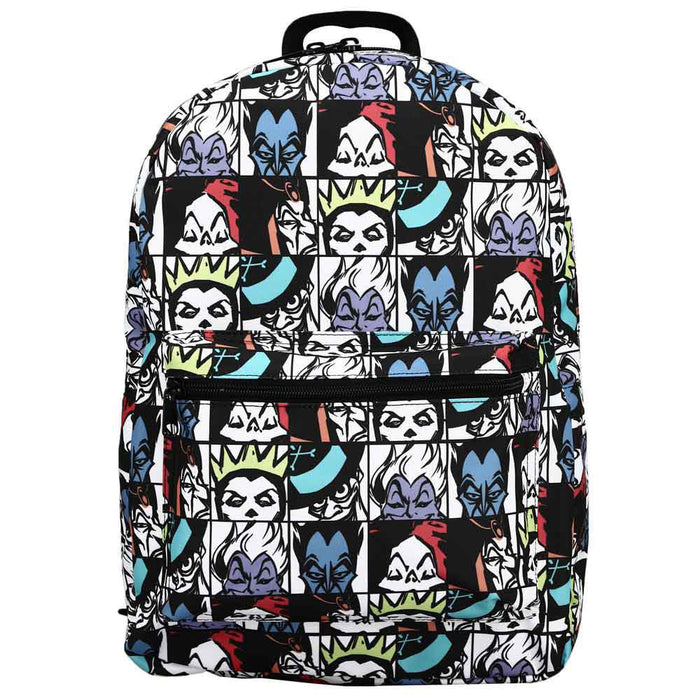 Bioworld Disney Villains Character Tile AOP Backpack