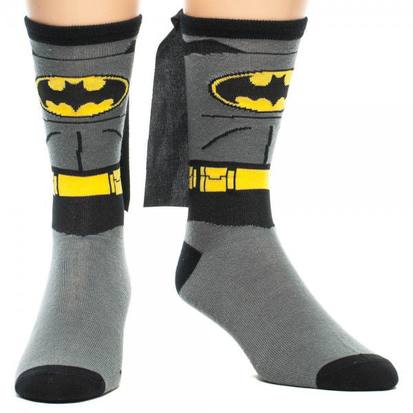 Bioworld DC Comics Batman Suit Up Mens Crew Socks