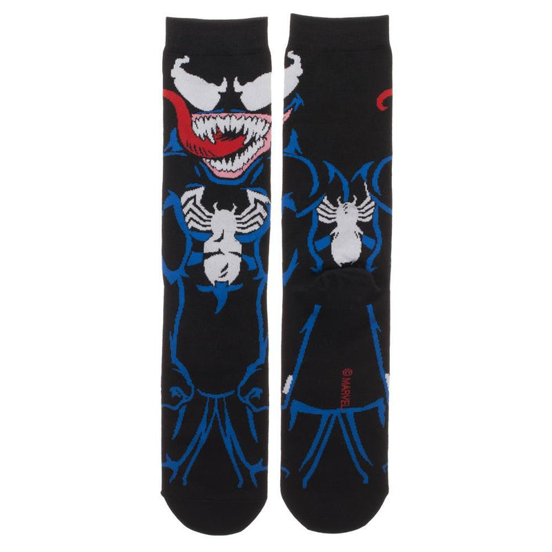 Bioworld Marvel Venom Animigos 360 Mens Crew Socks