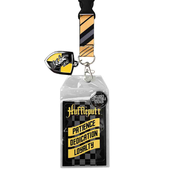 Bioworld Harry Potter Hufflepuff Crest Lanyard