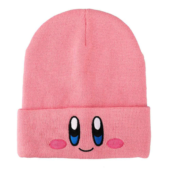 Bioworld Kirby Big Face Embroidered Cuff Beanie