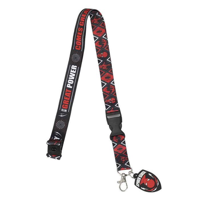 Bioworld Marvel Spider-Man Power & Responsibility Lanyard