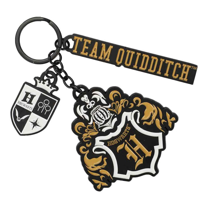 Bioworld Harry Potter Hogwarts Team Quidditch Keychain