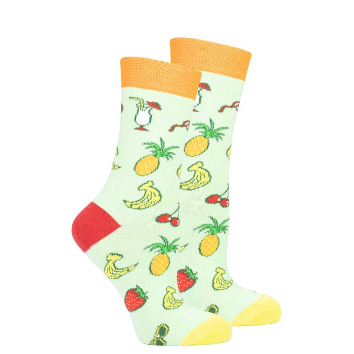 Socks n Socks Tropical Womens Crew Socks