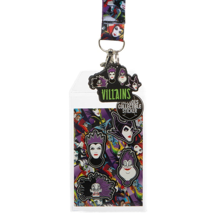 Bioworld Disney Villains Character Lanyard & ID Holder