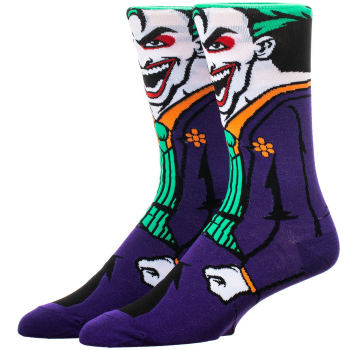 Bioworld DC Joker Animigos 360 Mens Crew Socks