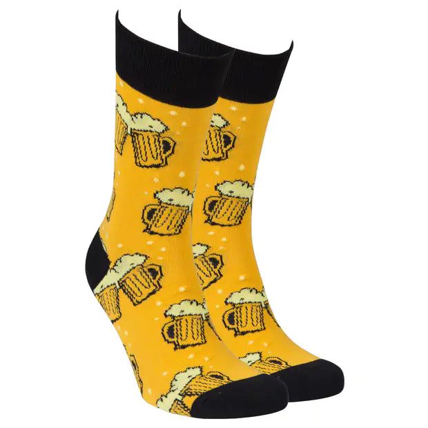 Socks n Socks Beer Mens Crew Socks