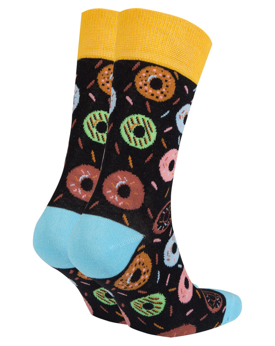 Socks n Socks Donuts Mens Crew Socks