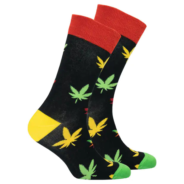 Socks n Socks Colorful 420 Mens Crew Socks